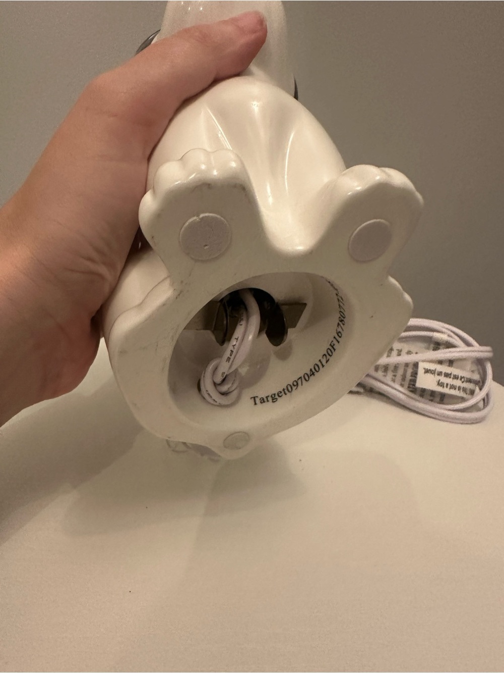 NWOT Black & White Ceramic French Bulldog Light - Target - Picture 4 of 6
